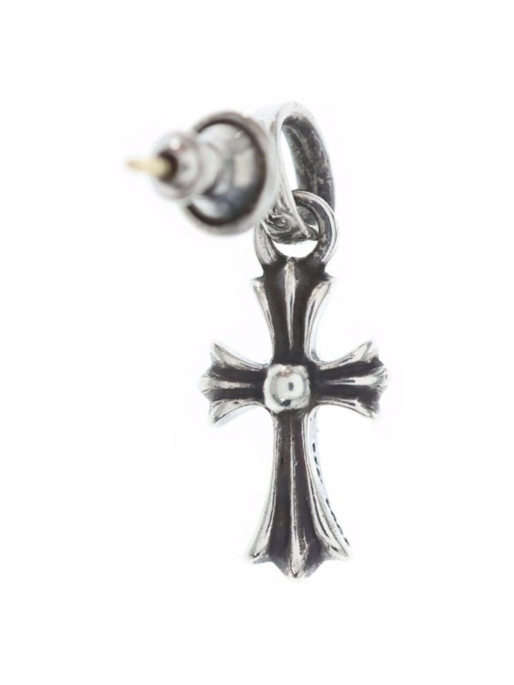Chrome Hearts Bby Pprchn Baby Fat Cross Drop Earrings… - Gem